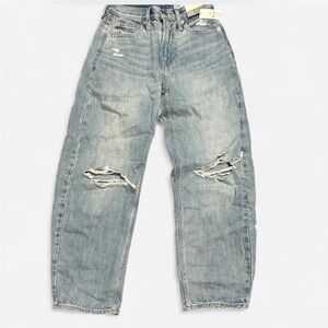 GAP high rise barrel jeans NWT